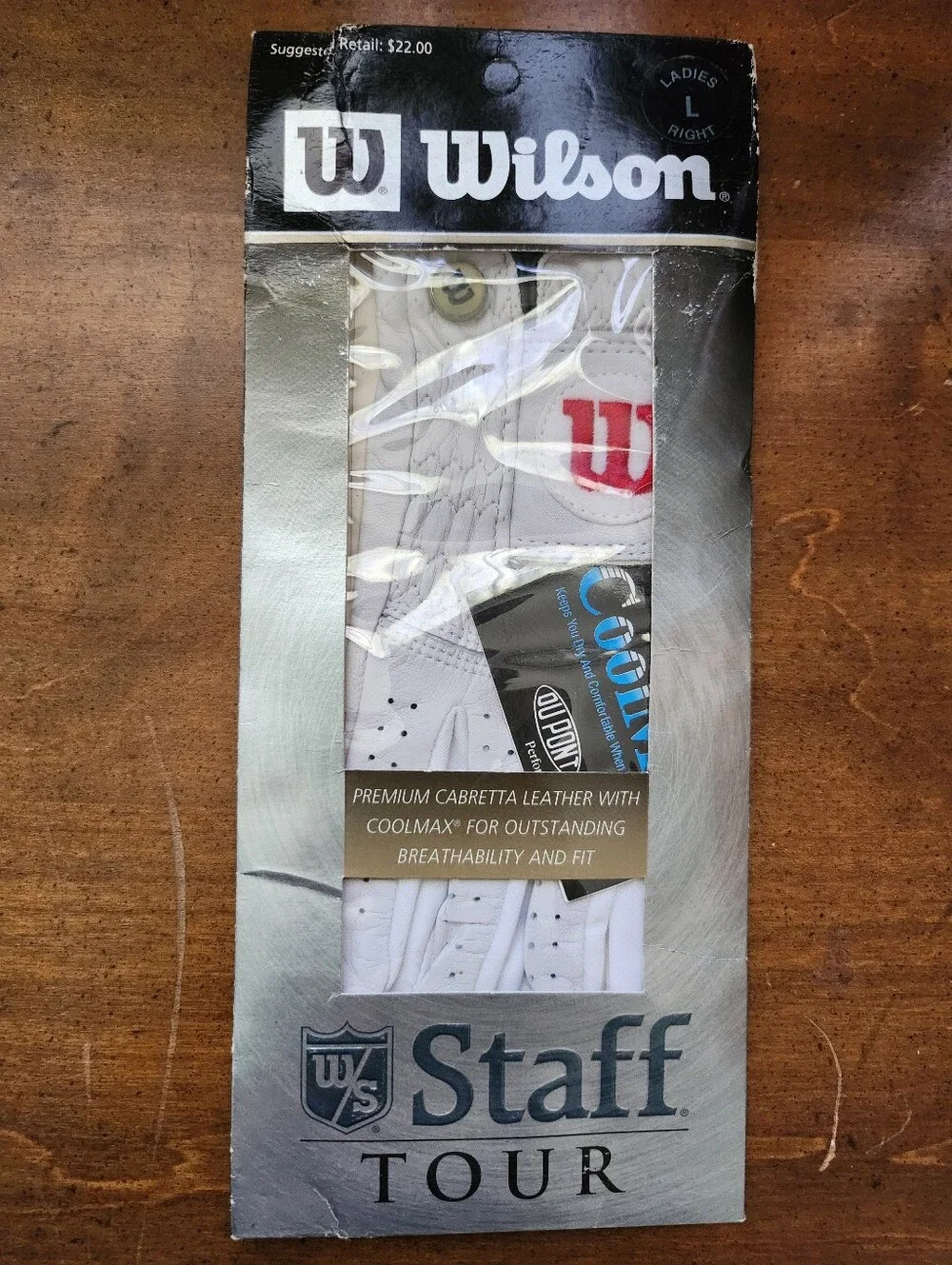 Wilson Right Golf Glove Ladies Size L